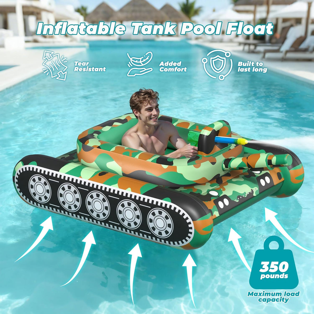 Epic Water Battle Inflatable Tank