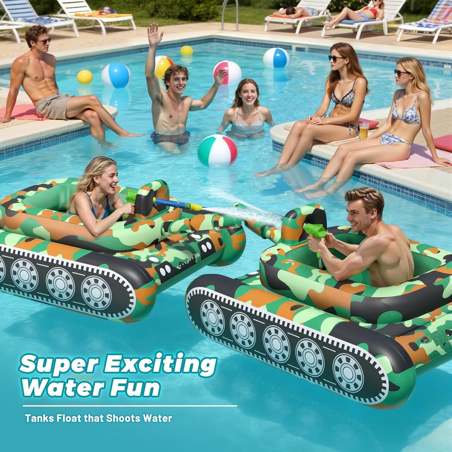 Epic Water Battle Inflatable Tank